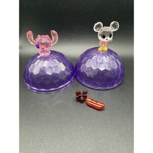 Disney Crystal Surprise Mini Figure ~ Mickey Mouse And Stitch